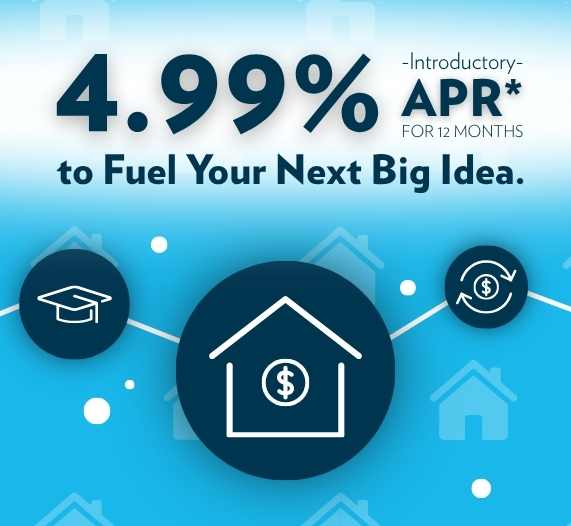 4.99% APR for 12 months to fund your next move with omni heloc intro rate