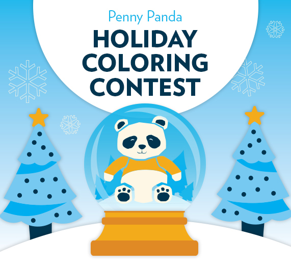 Penny Panda Holiday Coloring Contest