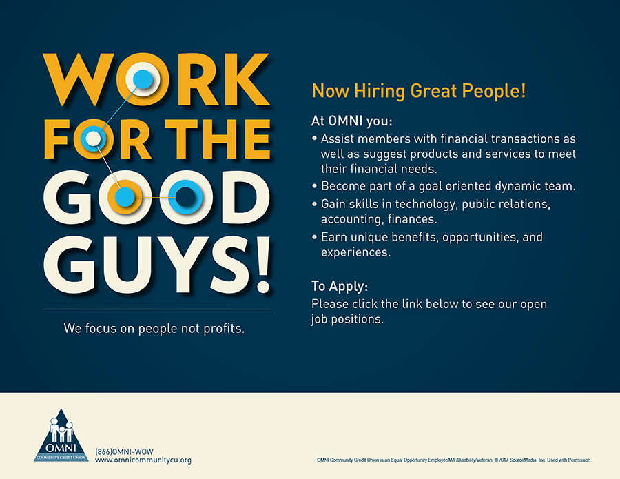 OMNI Community Credit Union Careers